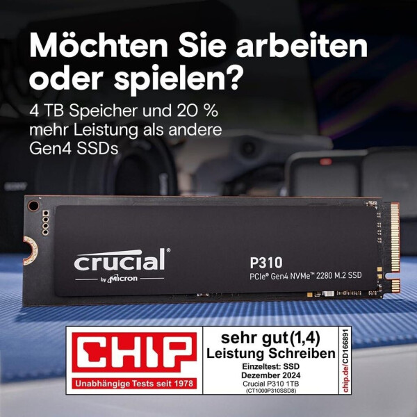 Crucial P310 1TB 2280 + Acronis True Image, Bild 3