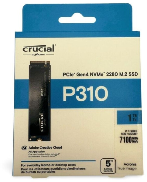 Crucial P310 1TB 2280 + Acronis True Image, Bild 8