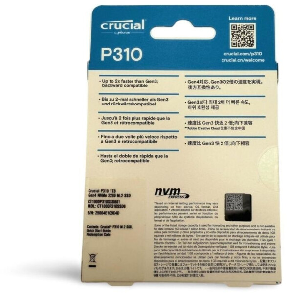 Crucial P310 1TB 2280 + Acronis True Image, Bild 9