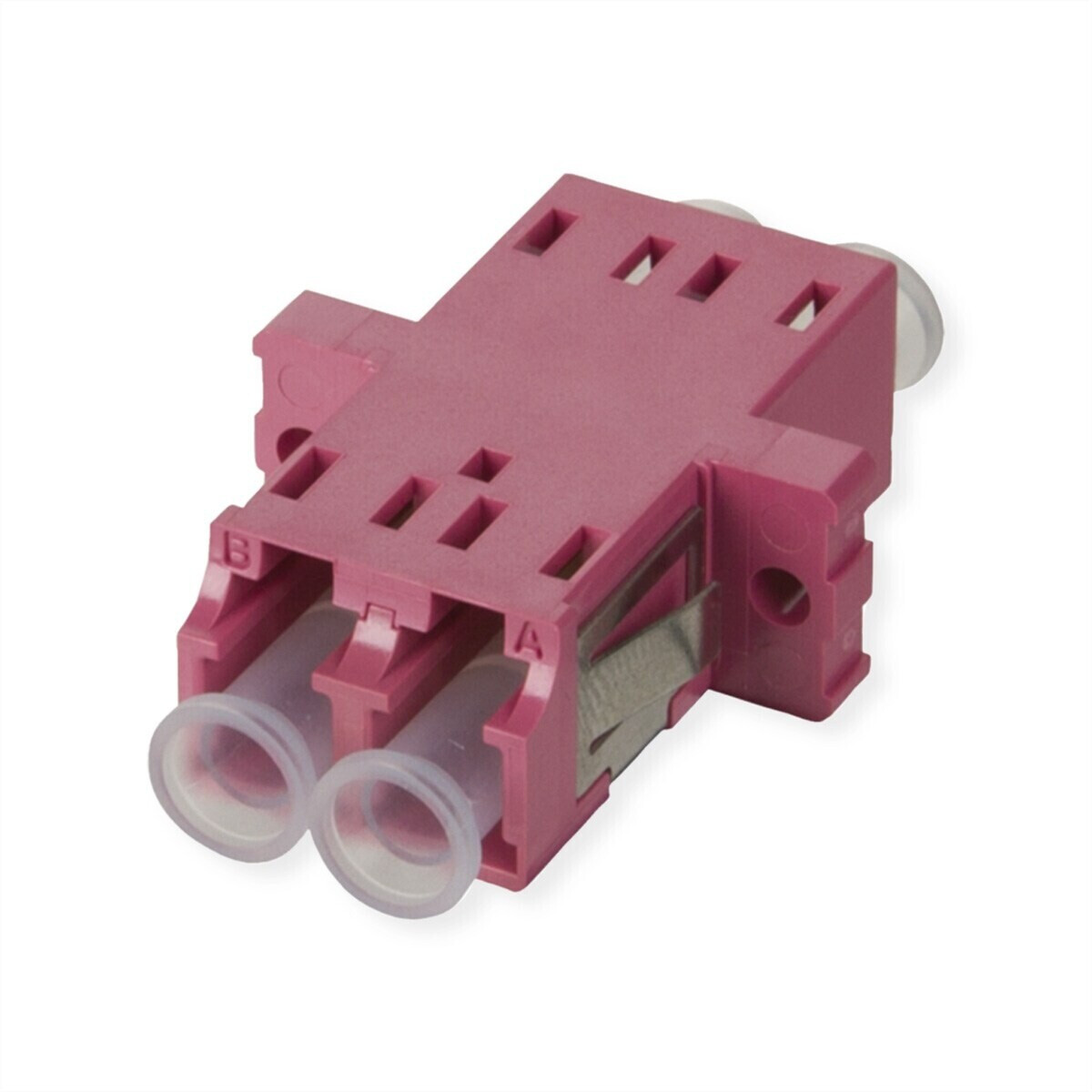 Metz Connect OpDat LC-D-Adapter Duplex MM viol 15090075-I