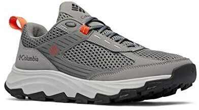 Columbia Hatana Breathe trekking and hiking shoes for men grey Ti Grey Steel x Red Quartz