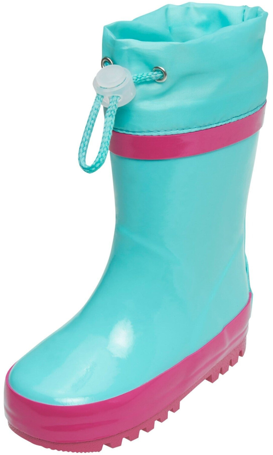 Playshoes Rubber turquoise dark pink 3999770