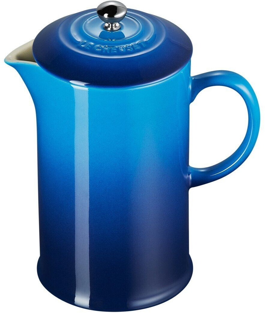 Le Creuset Stoneware Cafetiere 1L AZURE blue