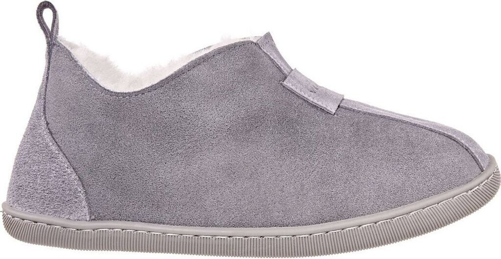 VANUBA Kalahari Premium Slippers grey leather fur 36-41