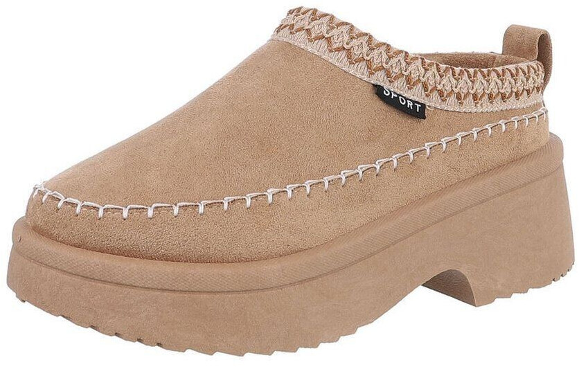 Ital Design Casual Shoes Slippers 777-13- light brown