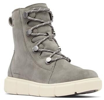 Sorel Explorer III Joan waterproof snow Quarry Chalk