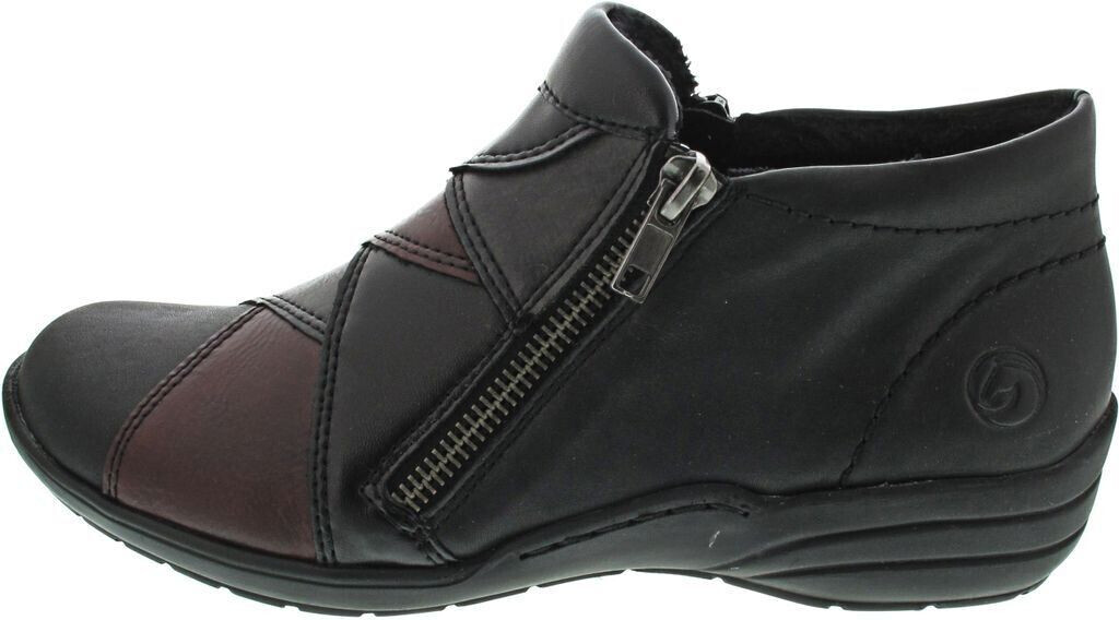 Remonte Dorndorf black bordo with two zippers
