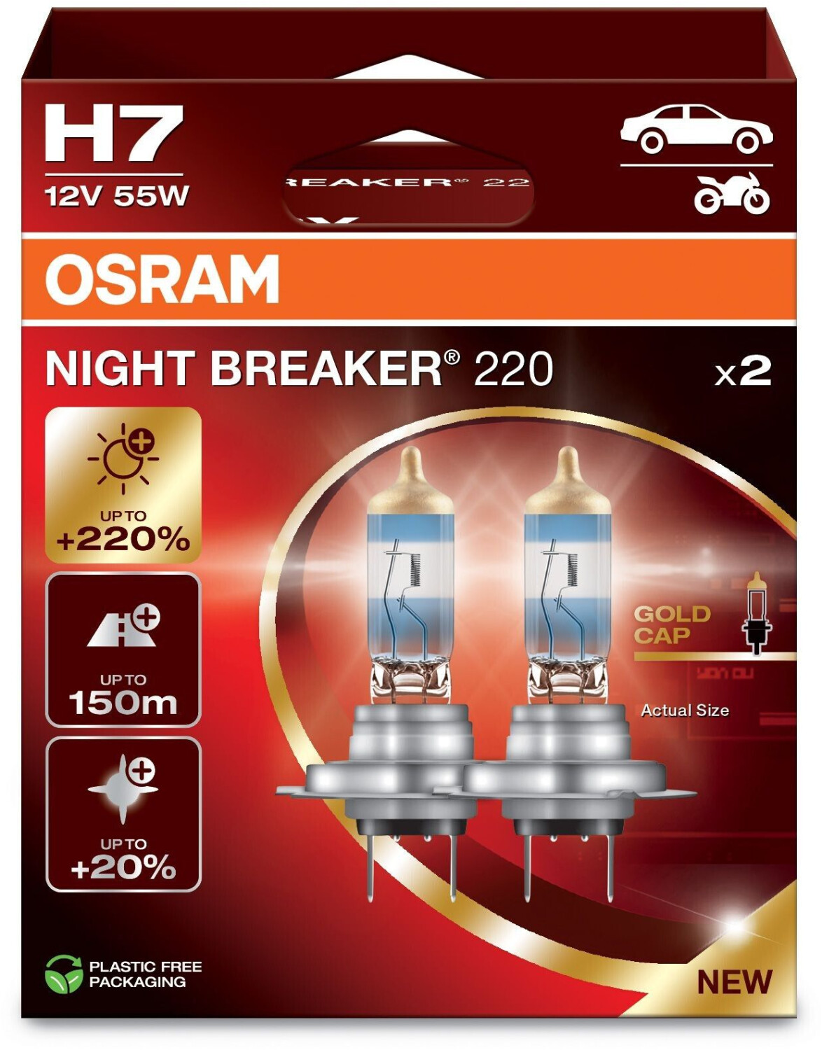 Osram Night Breaker 220 H7 Duo-Box (64210NB220-2HB)