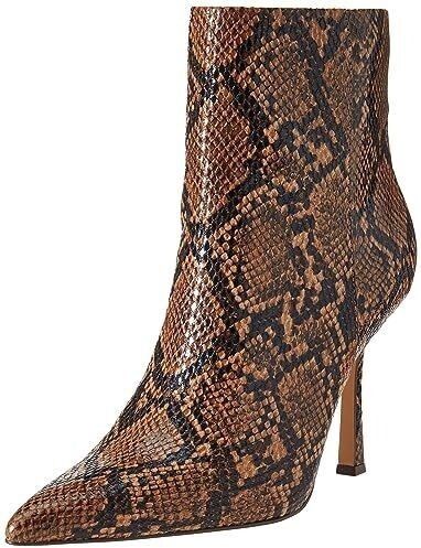 The Drop Gail with Heel light brown snake pattern