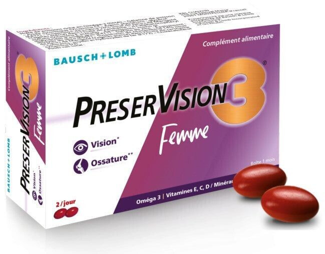 Bausch & Lomb Preservision 3 Femme (60 capsules)