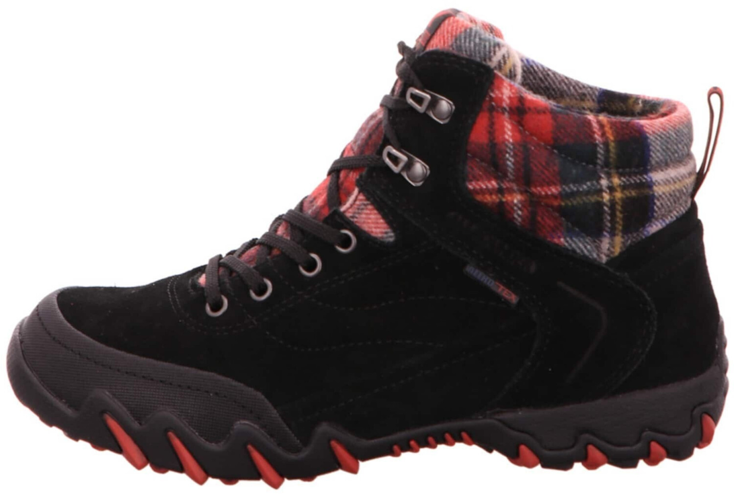Allrounder Women's lace-up shoe red black