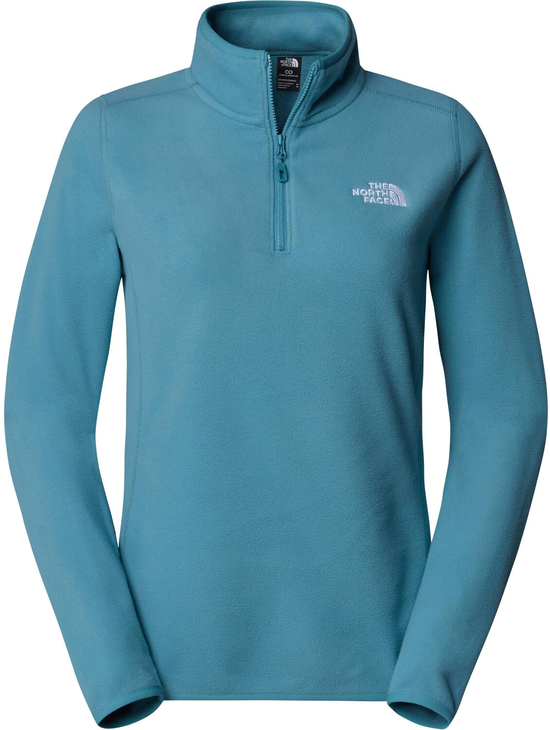 The North Face 100 Glacier Fleece 1/4 Zip Women algae blue