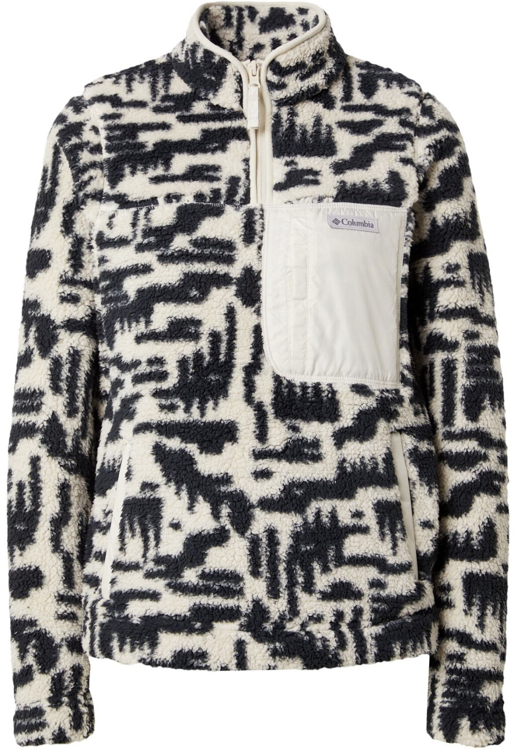 Columbia West Bend 1/4 Zip II Woman dark stone highland tonal