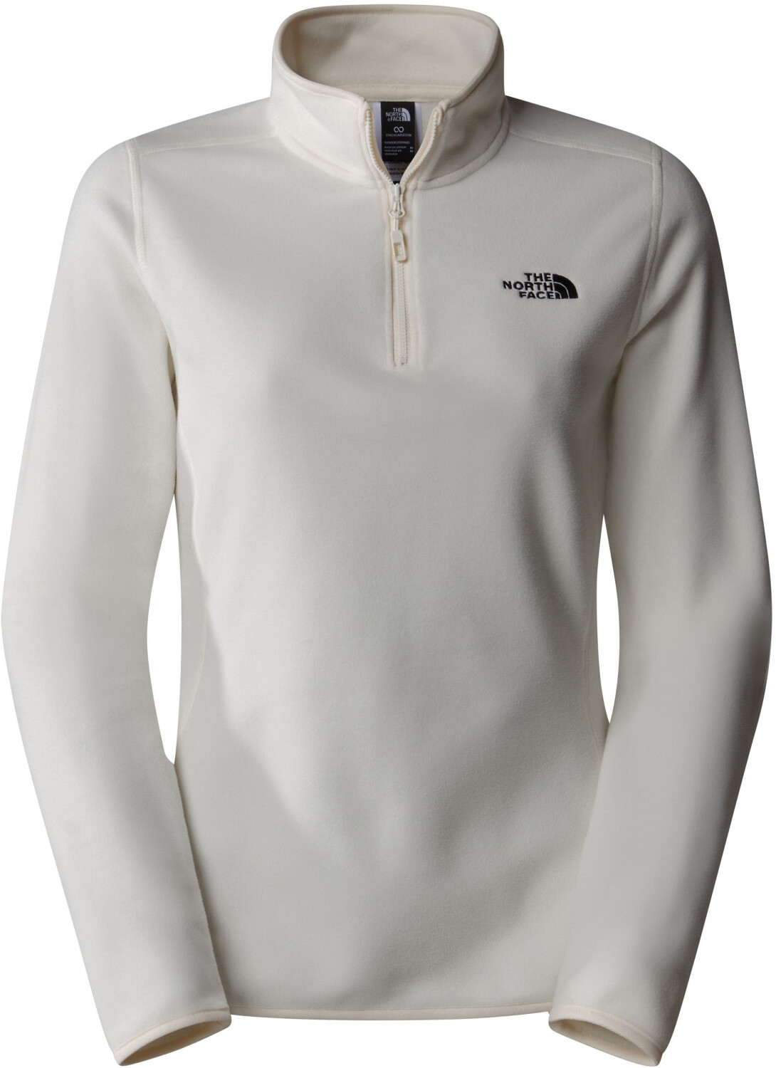 The North Face 100 Glacier Fleece 1/4 Zip Women white dune npf