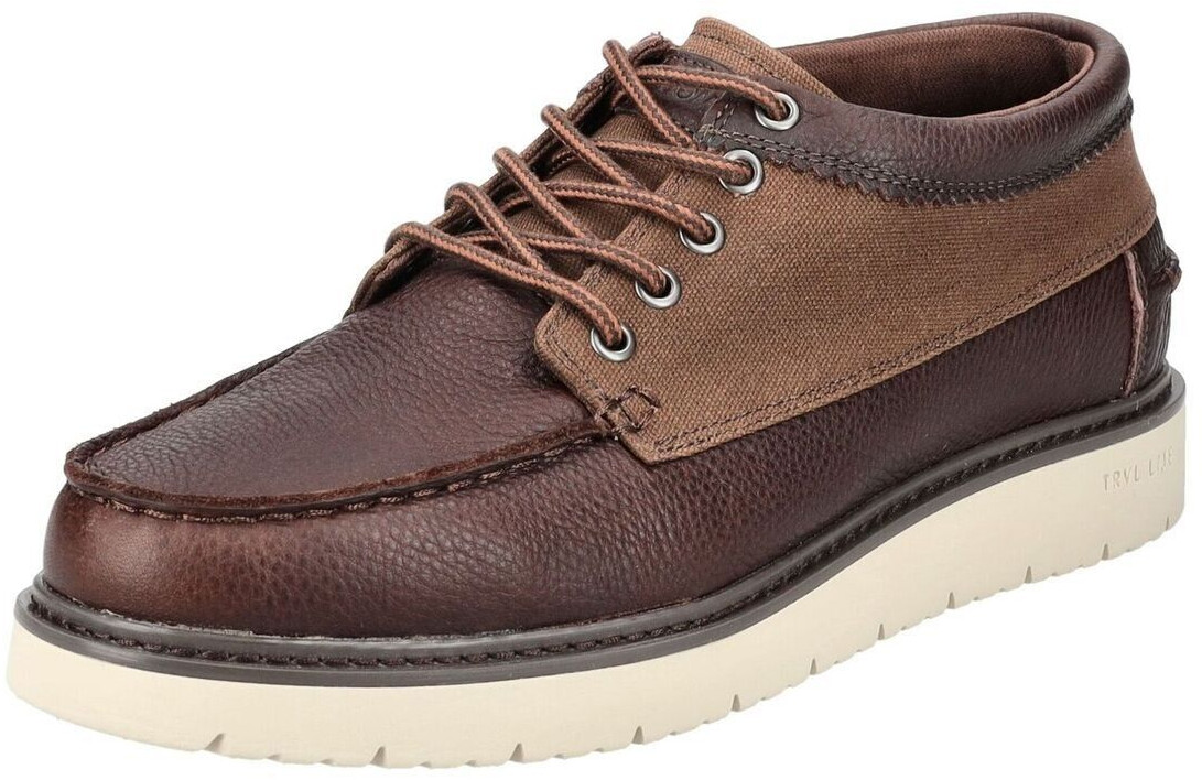 TOMS Shoes Lace-up Half Shoes Genuine Leather Textile