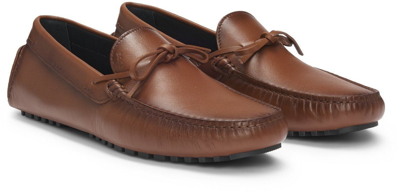 Hugo Boss Moccasins with profile sole and logo Style Driver Mocc ltlc 50517792 brown