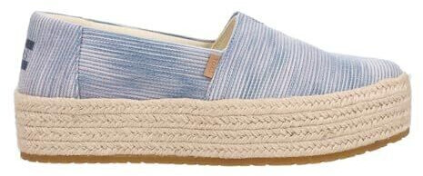 TOMS Shoes Valencia Flat Slipper pastel blue denim
