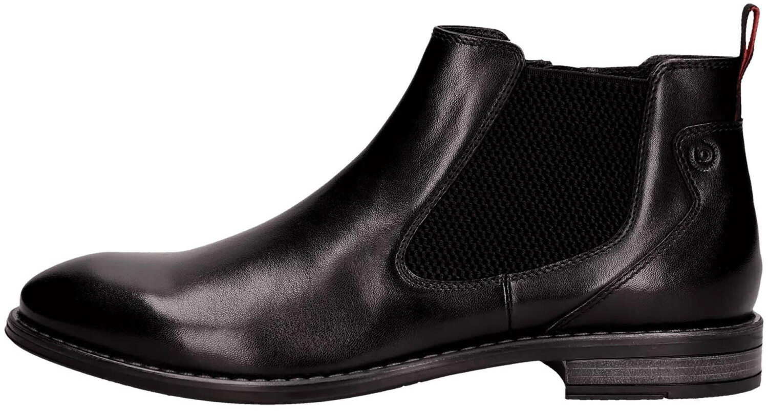 Bugatti black block heel