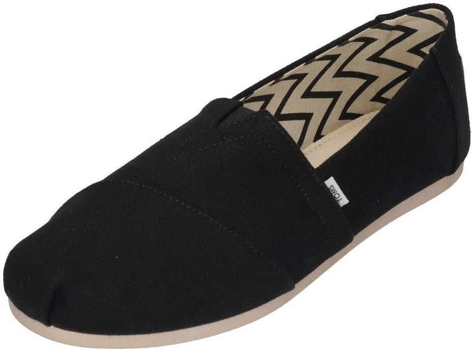 TOMS Shoes ALPARGATA WIDE 10018284 black white
