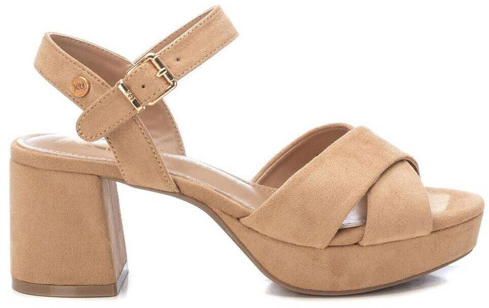 XTI Sandals 142359 beige 7cm heel height