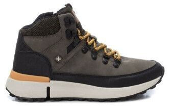 XTI Men's Sneaker with Zipper brown khaki