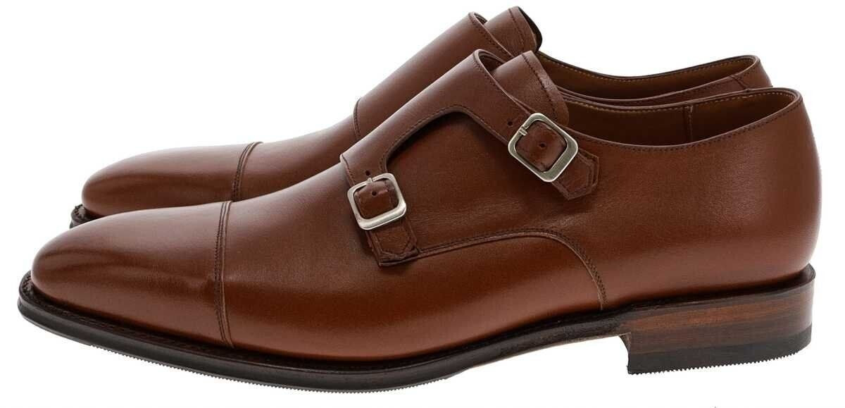 Sendra Boots 11776 Brown Lace-up Shoe Goodyear Welted Men's Monkschuhe
