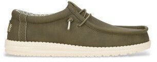 Dude Wally Classic Slip-On Shoes olive