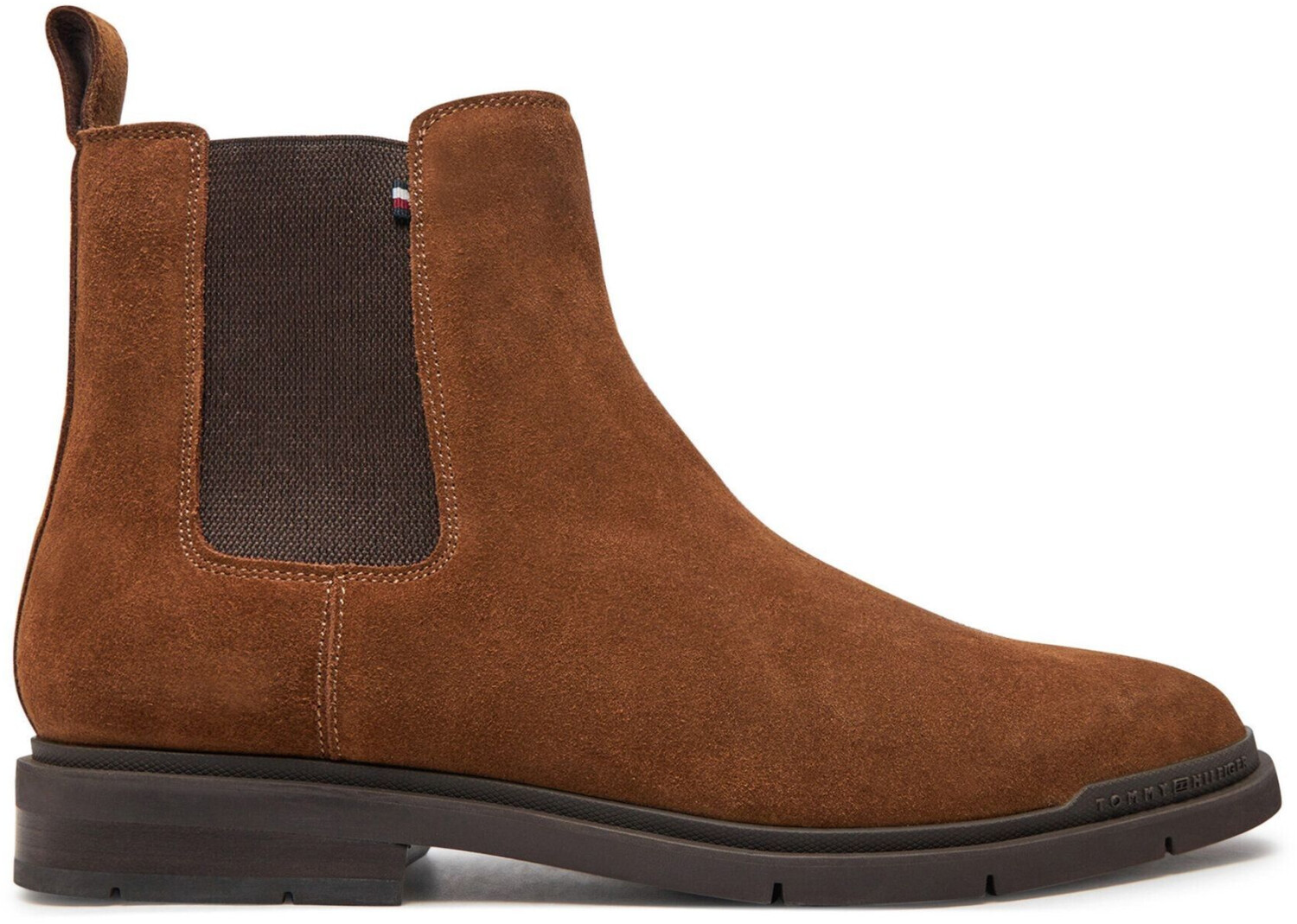 Tommy Hilfiger Classic Flexible Hilfiger Suede Chelsea brown
