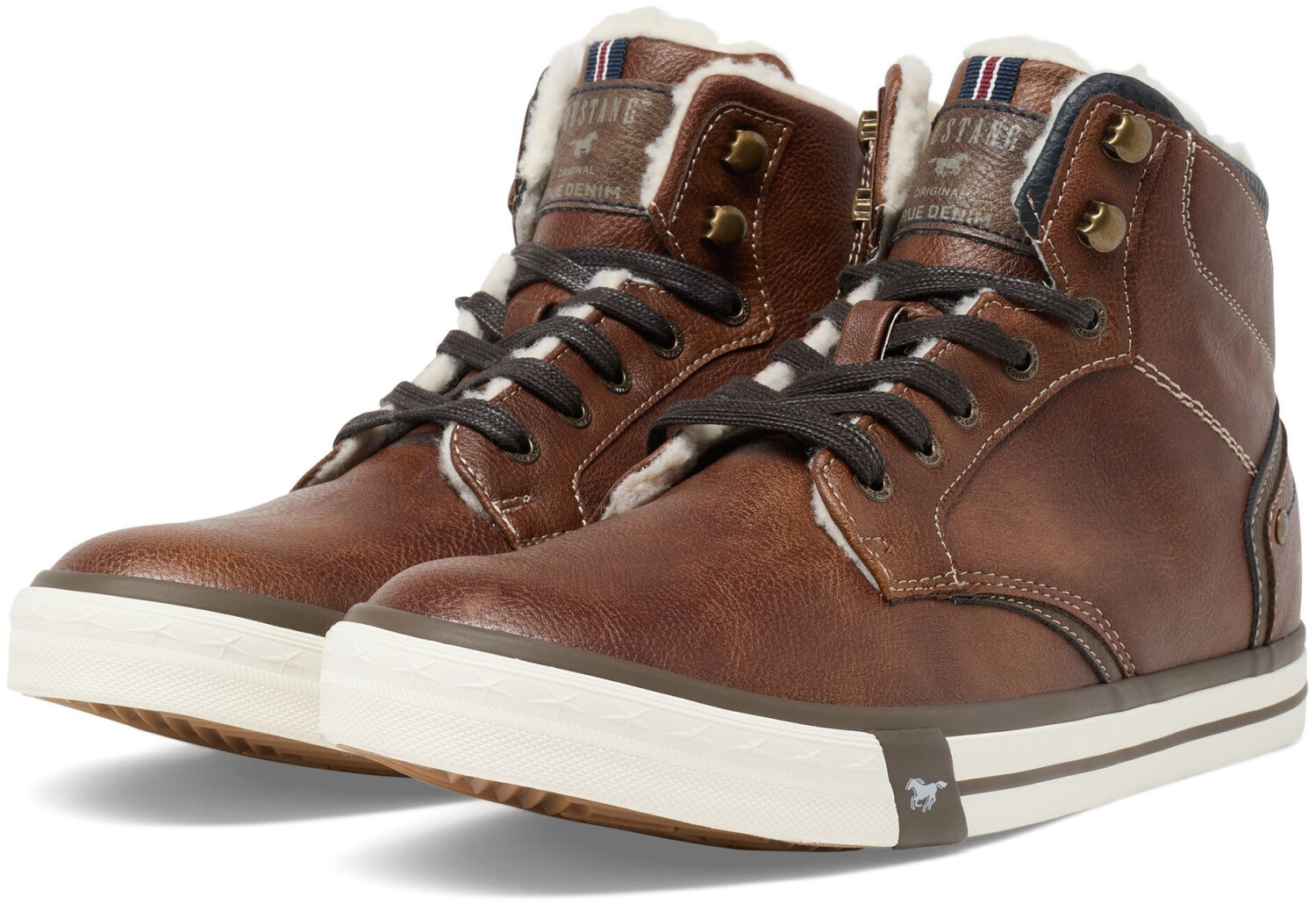 MUSTANG with zipper chestnut