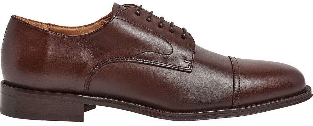 Hackett Jason leather shoes brown HMS21301