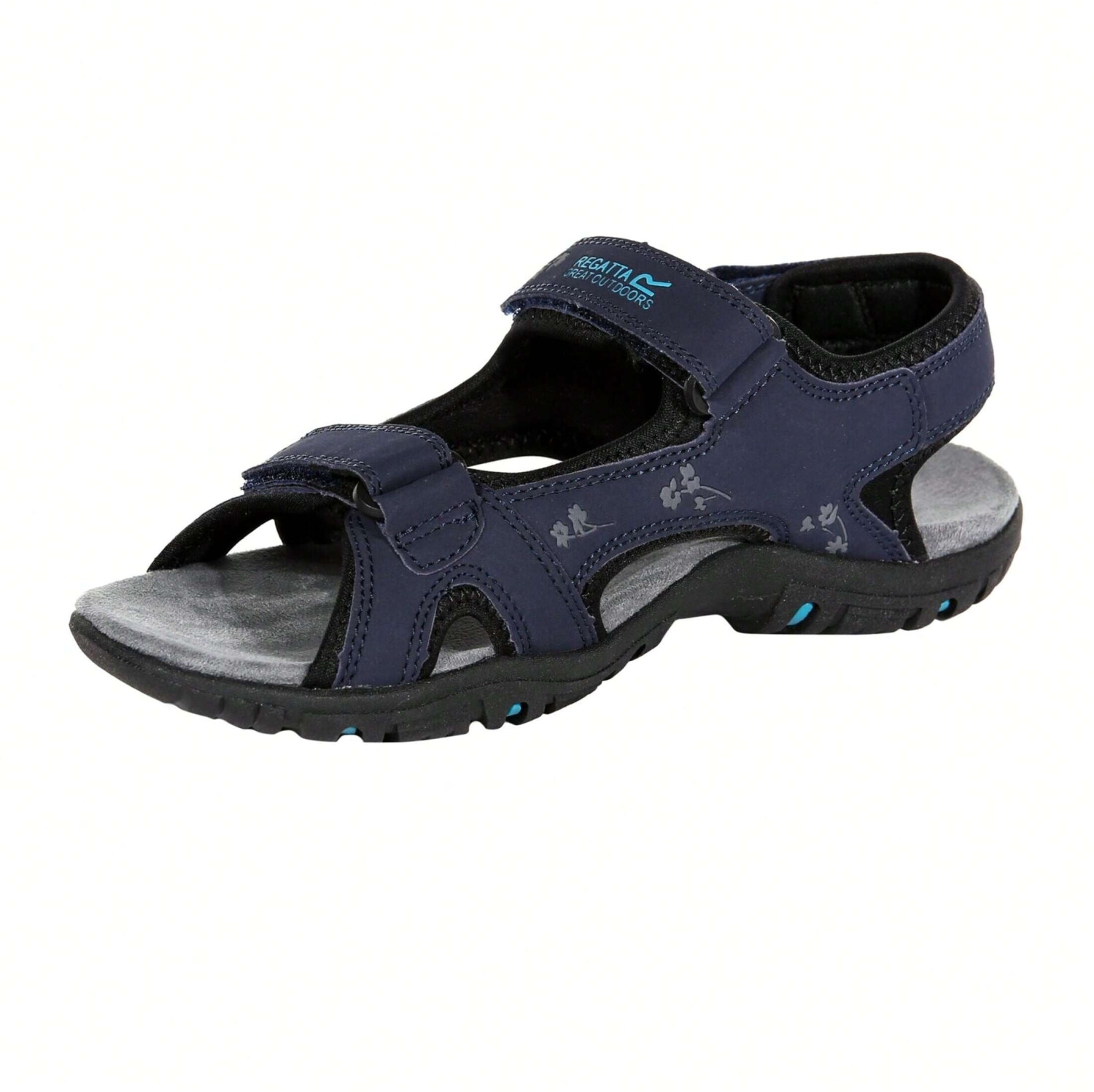 Regatta Lady Haris lightweight hiking sandals blue grey violet