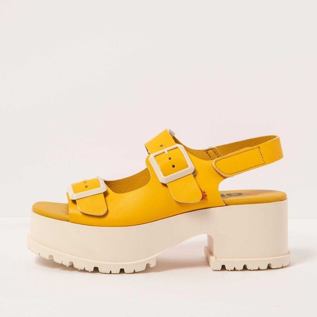 Art High-heeled sandals 1821 Nappa Yellow Manchester yellow