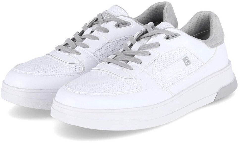 Bugatti Sporty lace-up shoes white elastic lacing