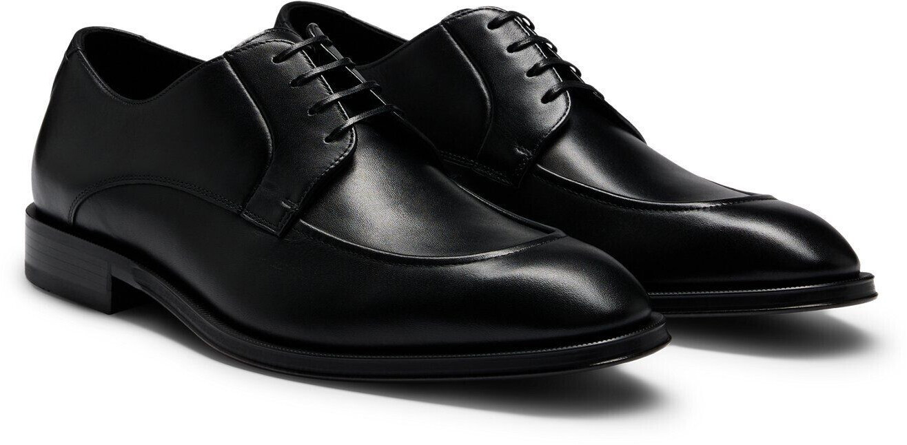 Hugo Boss Derbys made of leather with double seams Derrek Derb buvp 50522920 black