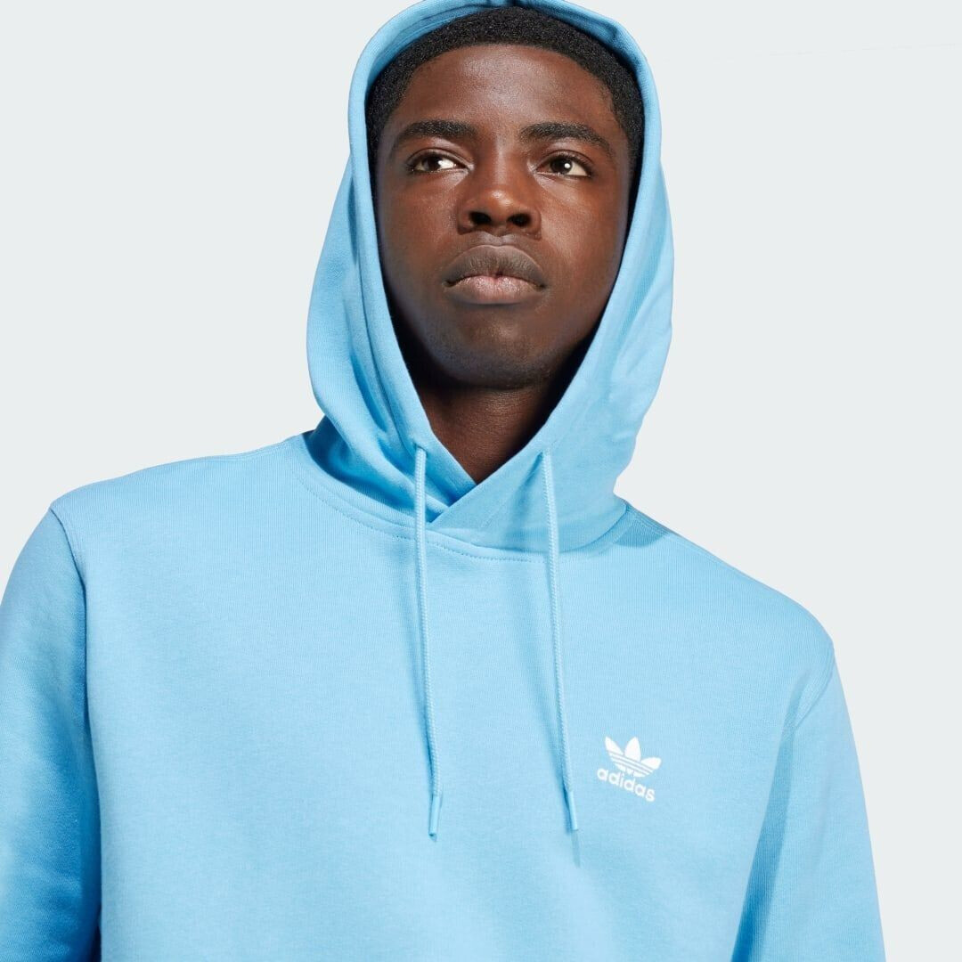 Adidas Man Trefoil Essentials Hoodie light blue IX7672 ab 44 99 Preisvergleich bei idealo