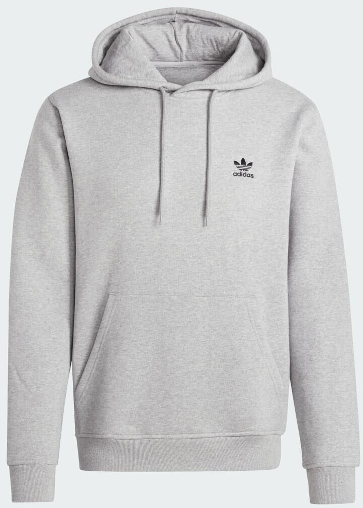 Adidas Man Trefoil Essentials Hoodie medium grey heather (IY4920)