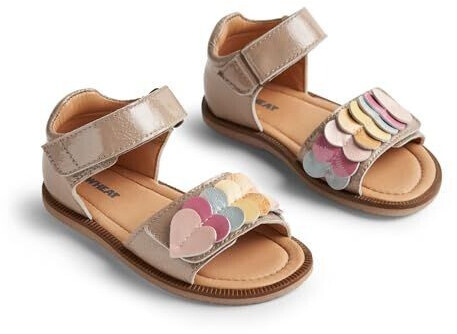 Wheat Open-toe patent sandal Uma Unisex wheat