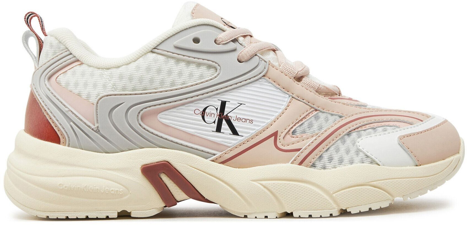 Calvin Klein Retro Tennis Low Lace Mh Ml Met YW0YW01373 white