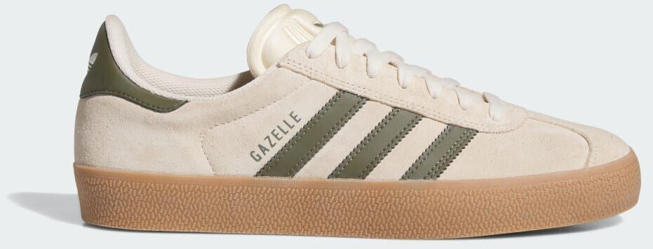 Adidas Gazelle ADV Shoe ecru tint focus olive gum