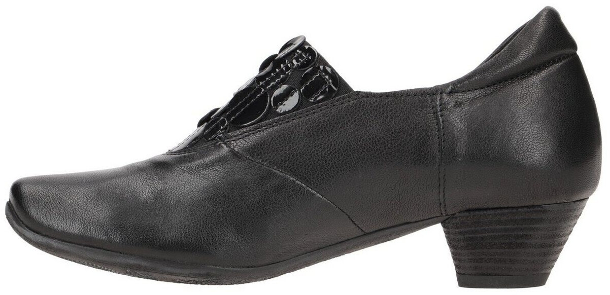 Think Aida Shoes black patent dots 809