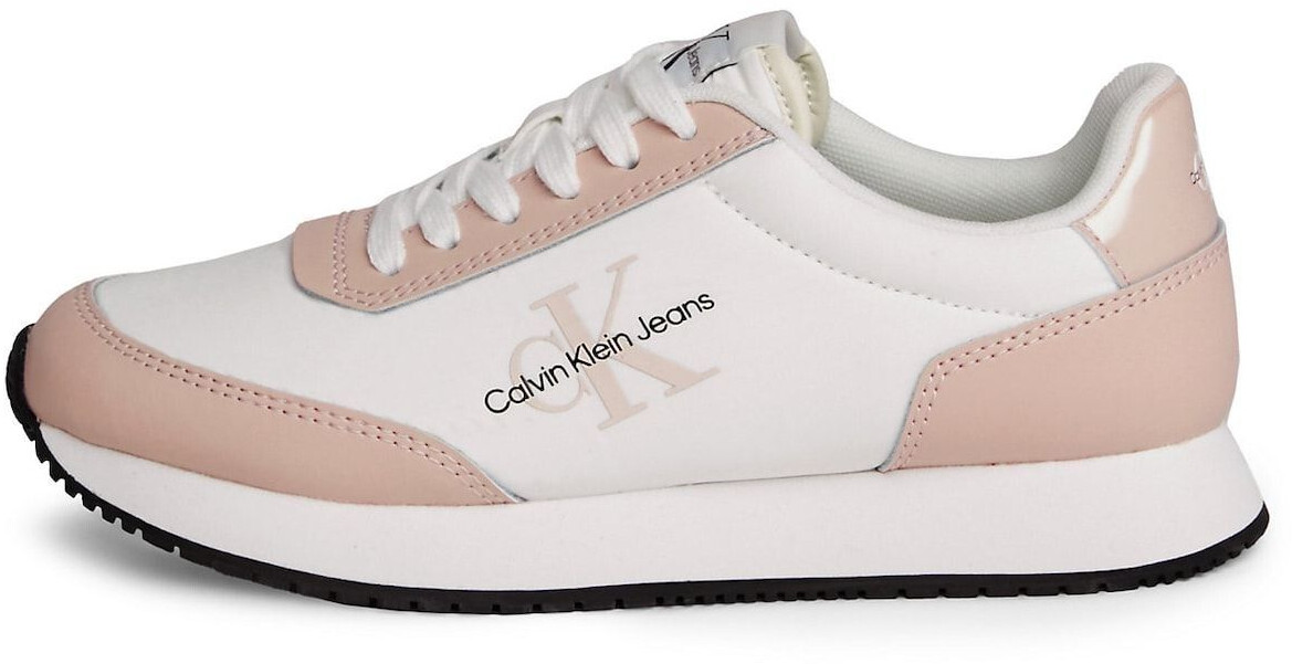 Calvin Klein Women's Sneaker pink black white