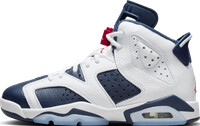 Jordan Air Jordan Retro White and Midnight Navy Shoe older kids