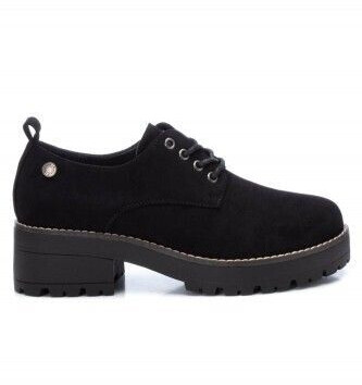 Refresh Black shoes with 5cm heel laces casual 170999