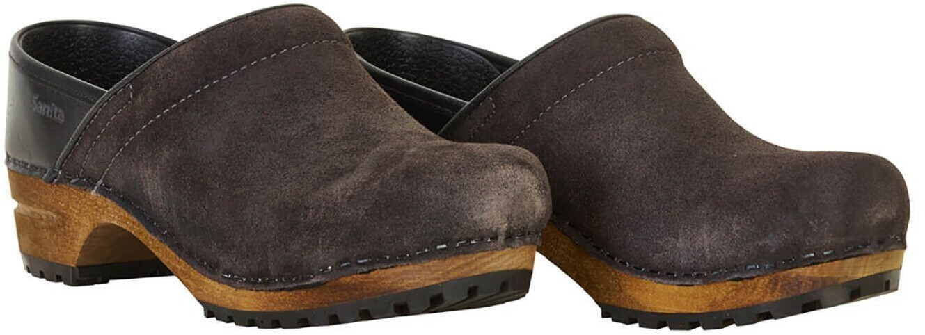 Sanita Wood-Nanna Closed Clog anthracite