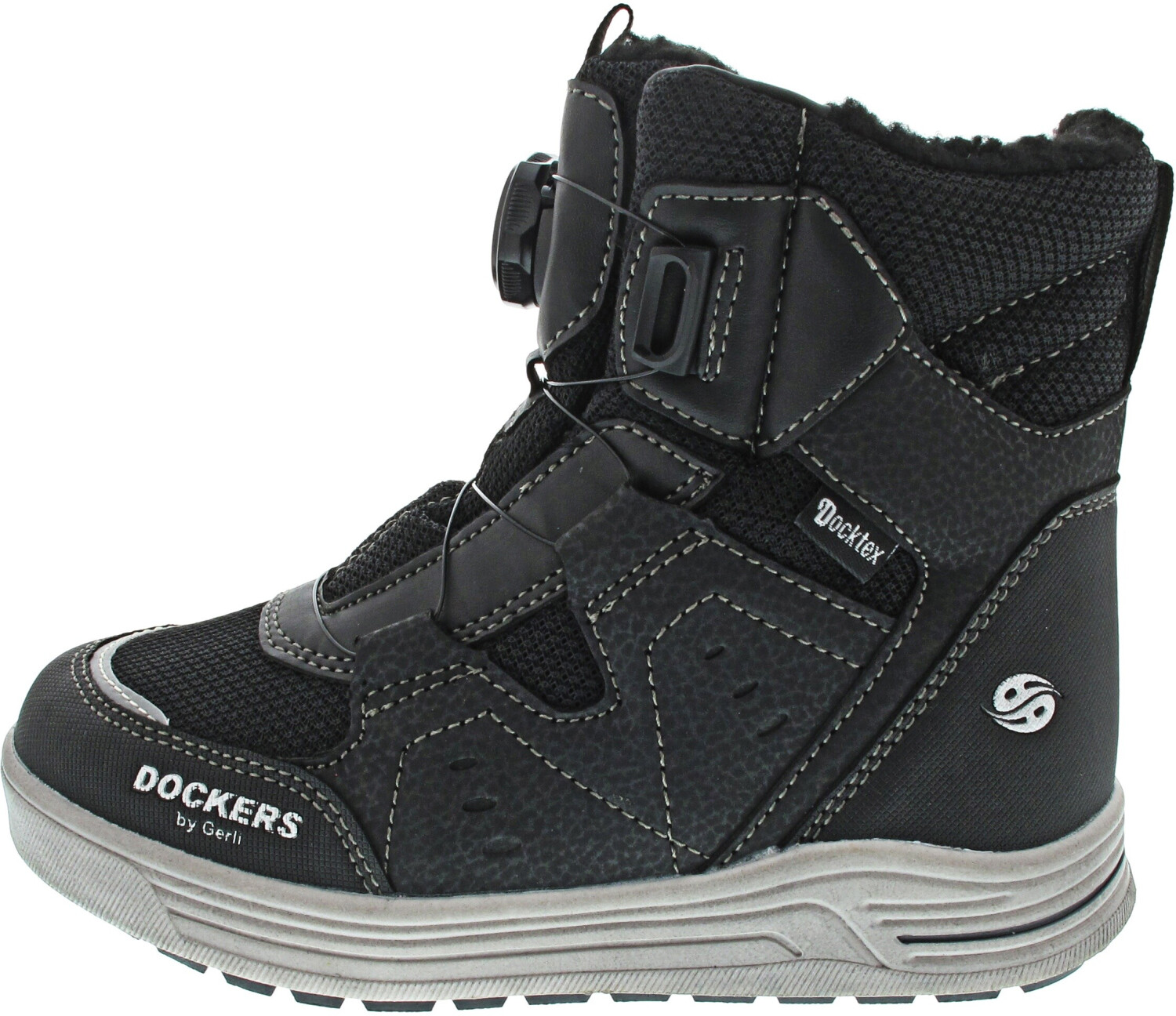 Dockers by Gerli Winter black textile synthetic