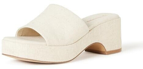 The Drop Bertina Platform Slide Sandal Linen