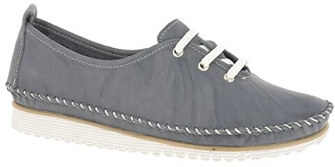 Andrea Conti Women's lace-up sneaker d blue