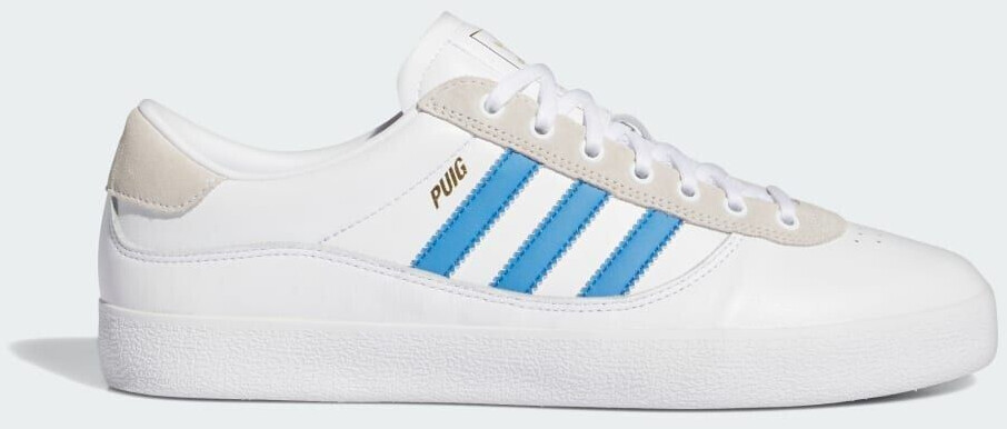 Adidas Indoor Shoe Cloud White Blue Bird Gold Metallic