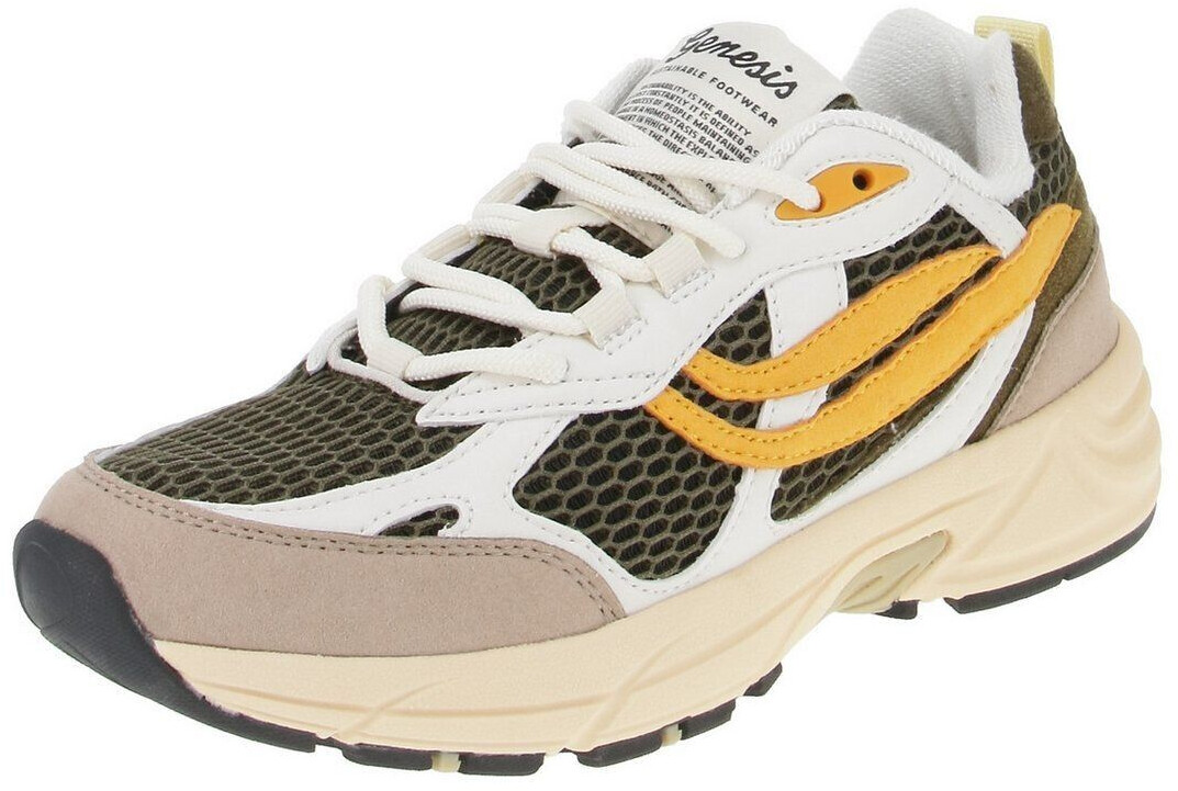Genesis Footwear G-Eco'99 Multi Mesh Women's Sneaker white olive orange