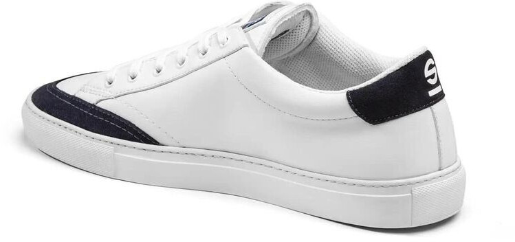 Sparco Shoe-Sneaker S-Time Martini Racing eco-leather white